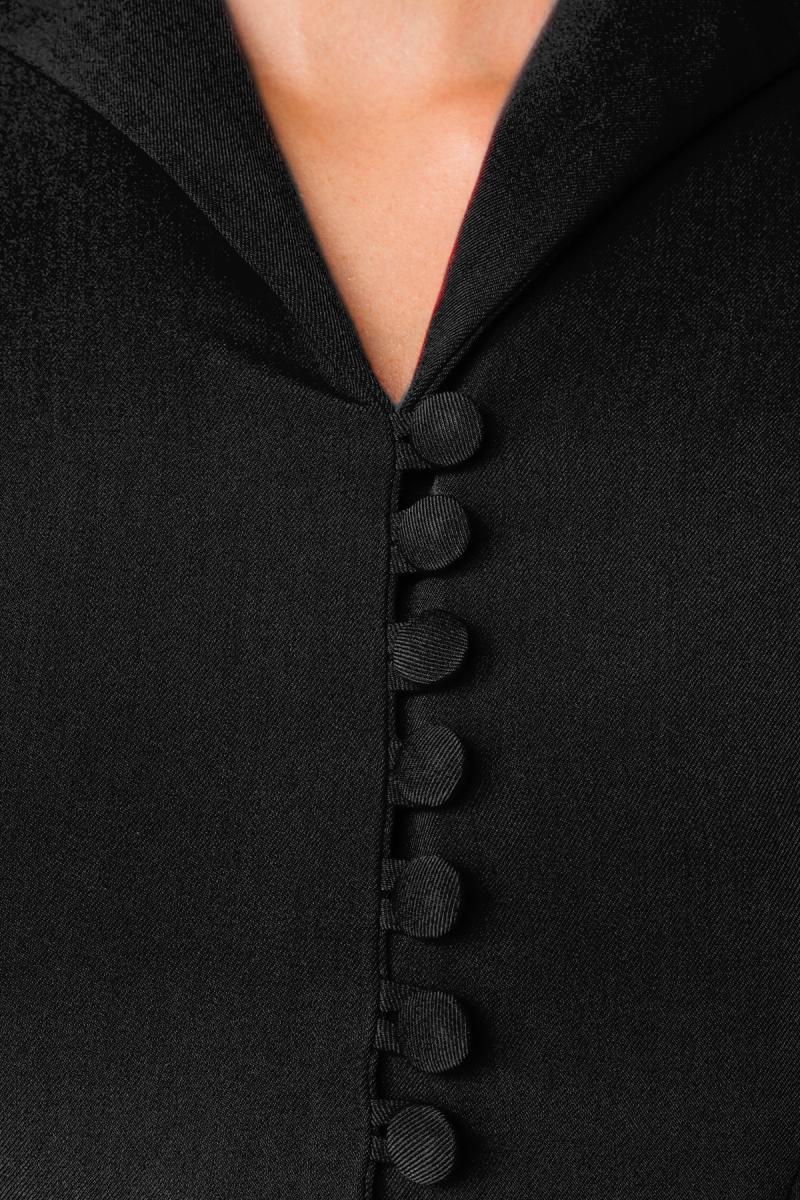 40er-Jahre-Swingkleid in Schwarz