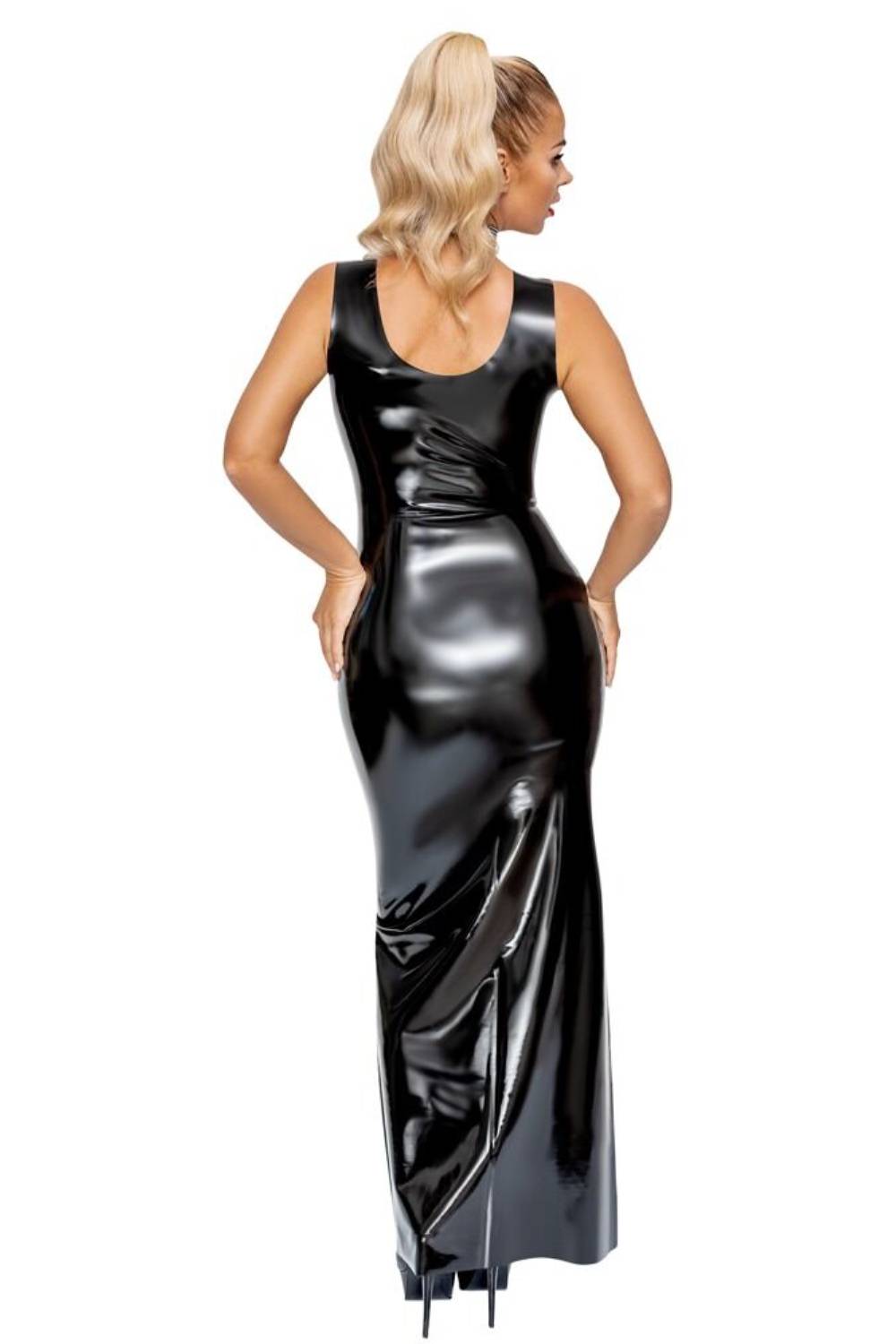 Noir Caresse Nuit Éternelle Latexkleid