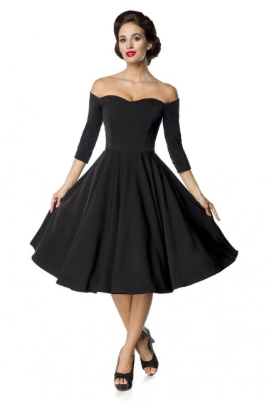 Vintage jurk met sweetheart halslijn