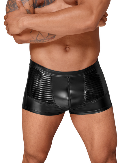 Decadence Herren-Shorts aus Wetlook und Lackleder