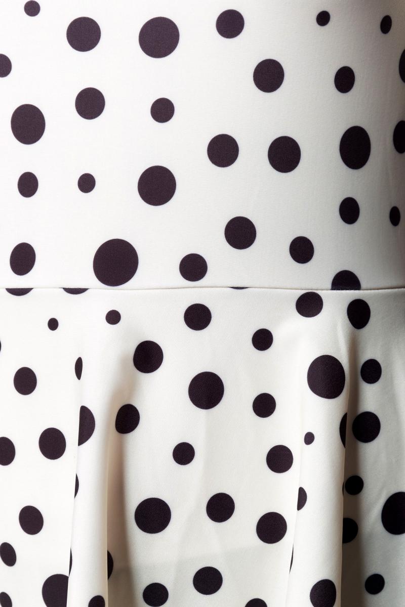 Halterneck vintage swimsuit in polka dot