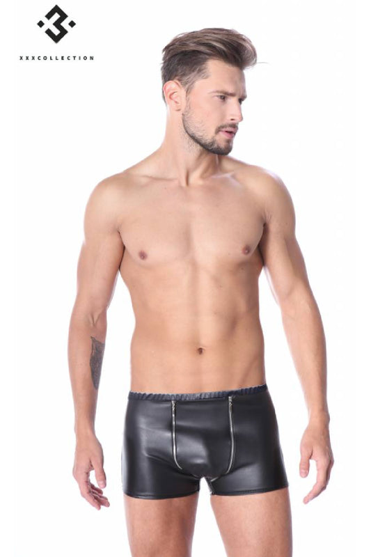 Herren-Shorts aus Ökoleder