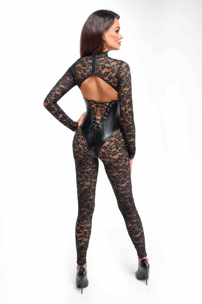 Libido Spitzenoverall mit Korsett