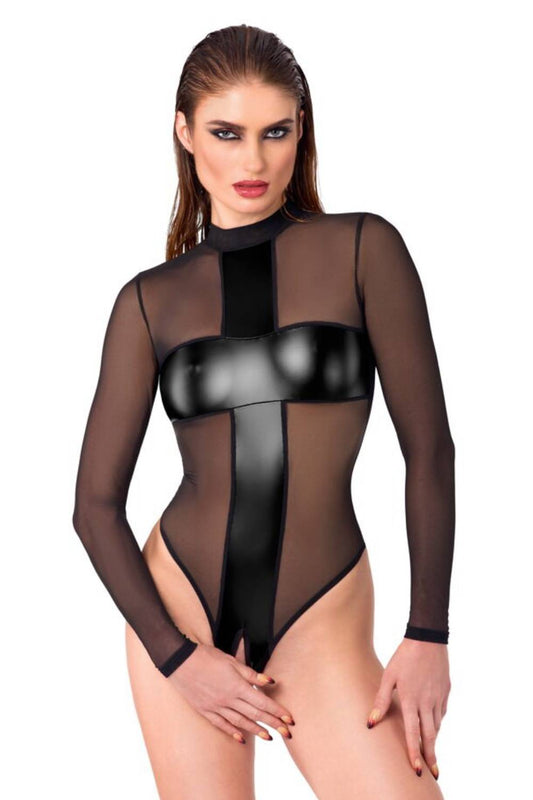 Onyx Cross-Bodysuit