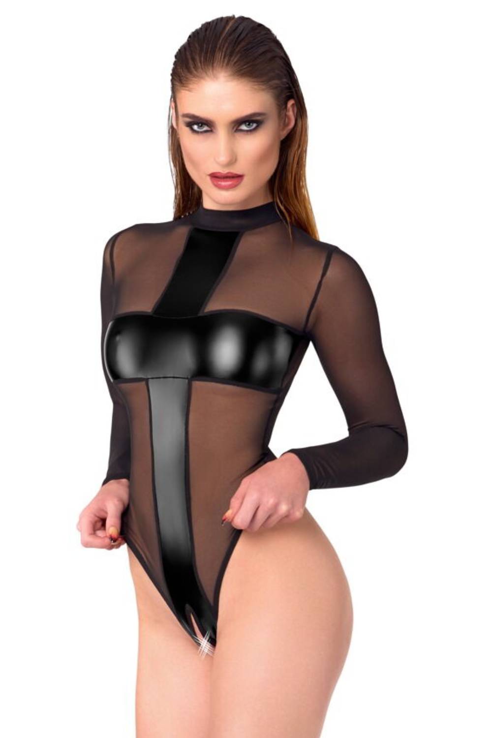Onyx Cross-Bodysuit