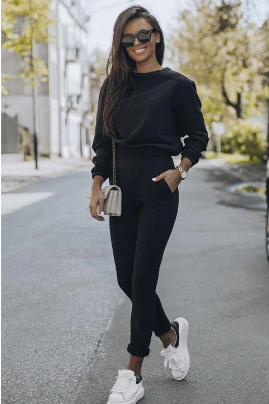 Sport-Loungewear-Set Fuchsie