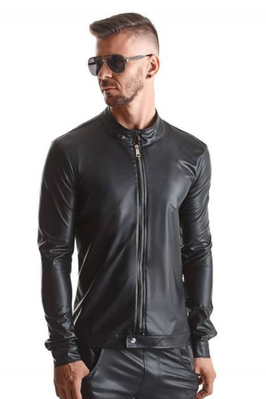 Herren-Bomberjacke im Wetlook