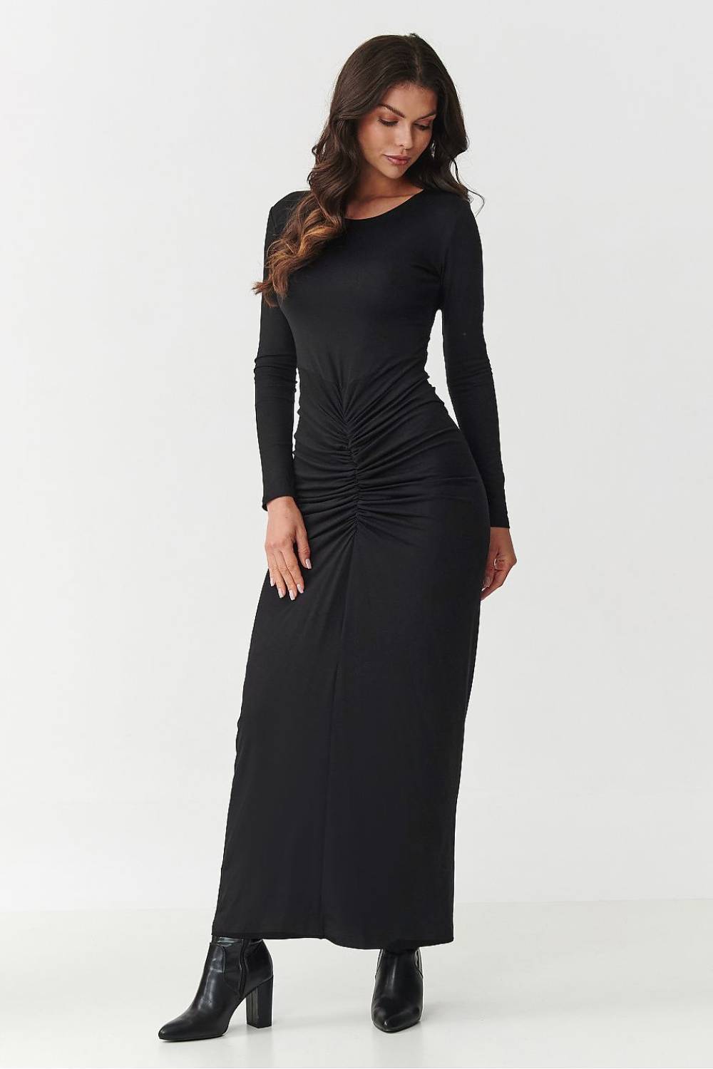 Noir Whisper Maxikleid
