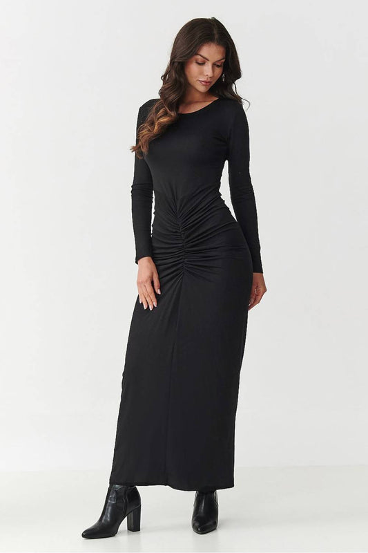 Noir Whisper Maxikleid