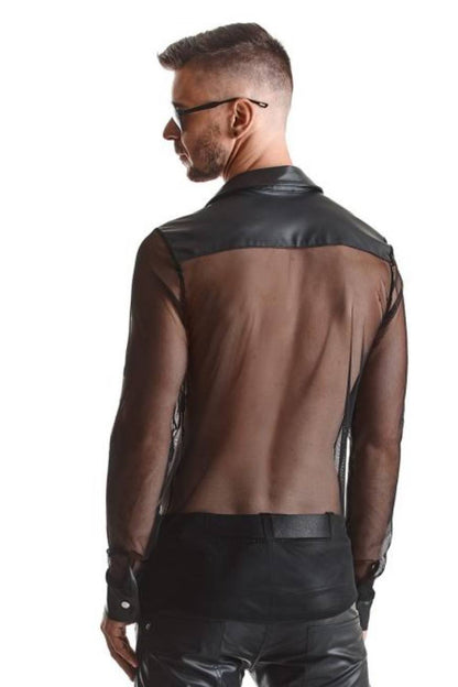 Herren-Mesh-Slim-Fit-Hemd RFP