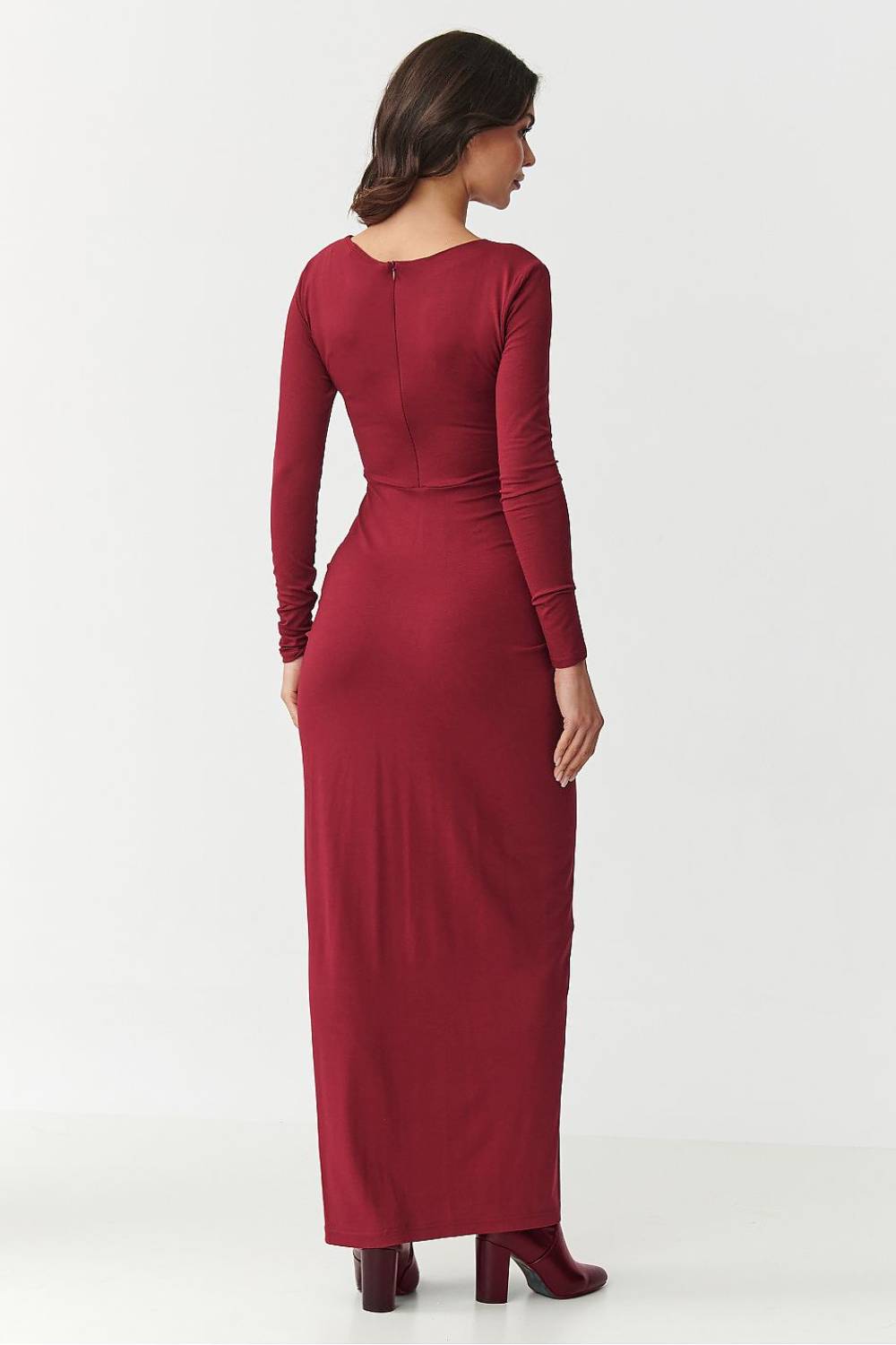Crimson Whisper Maxikleid