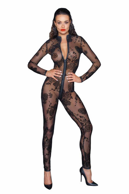 Fucking Fabulous Gaze-Jumpsuit mit Flockdruck