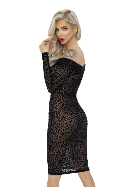 Boudoir-Off-Shoulder-Kleid