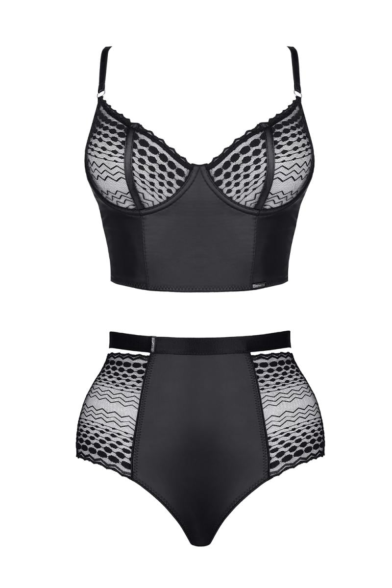 Sexy bustier bra and briefs Lady