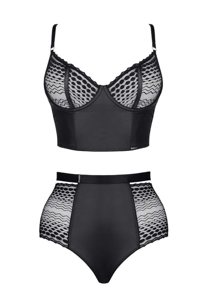 Sexy bustier bra and briefs Lady