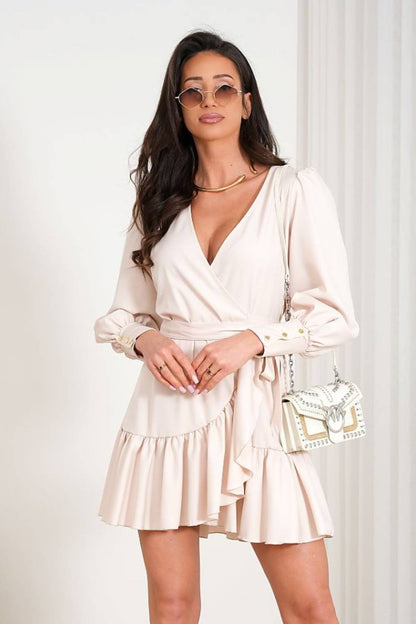 Serenity Wrap Mini Jurk