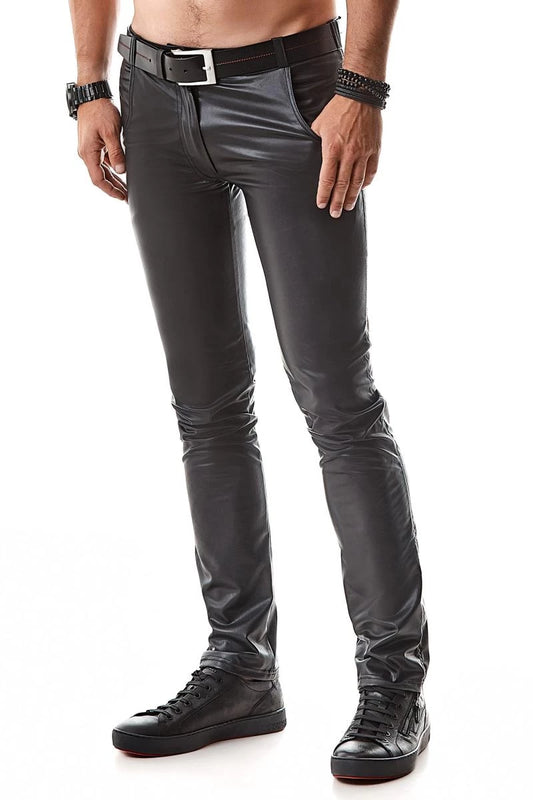 Wetlook-Hose für Herren mit niedrigem Schnitt