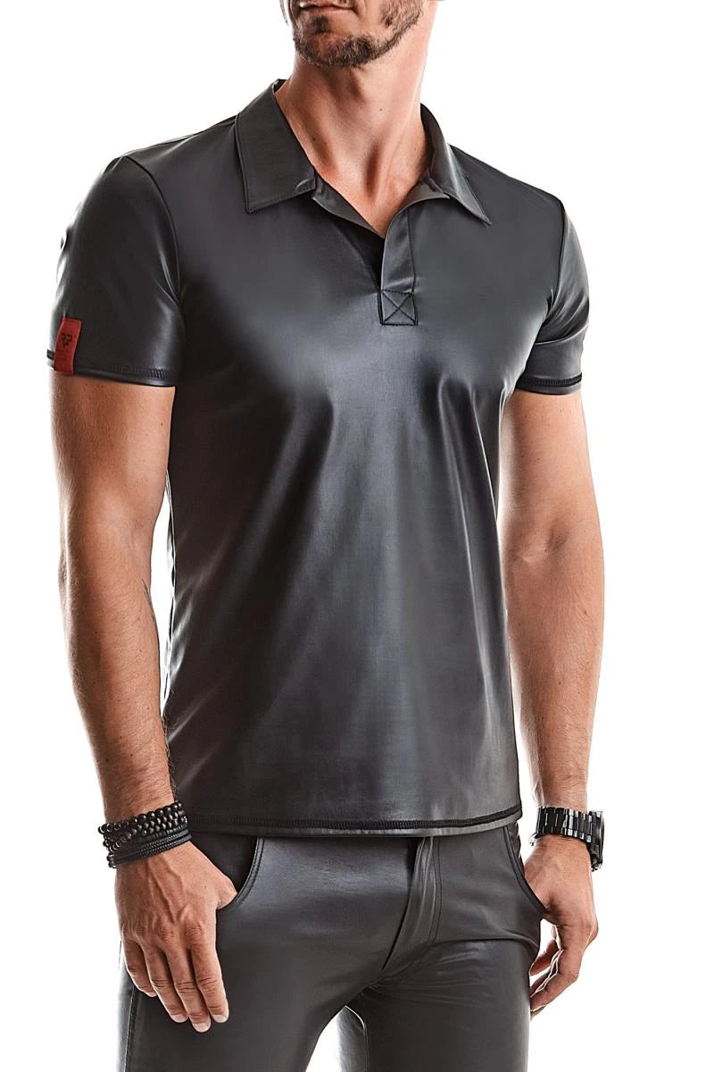 Herren-Poloshirt im Wetlook