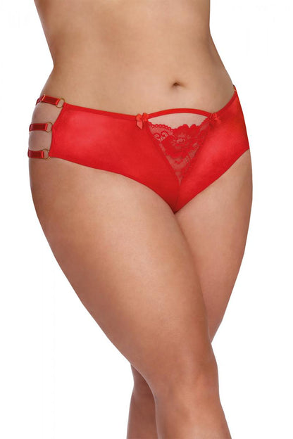 Loungewear-Set aus Satin in Übergröße