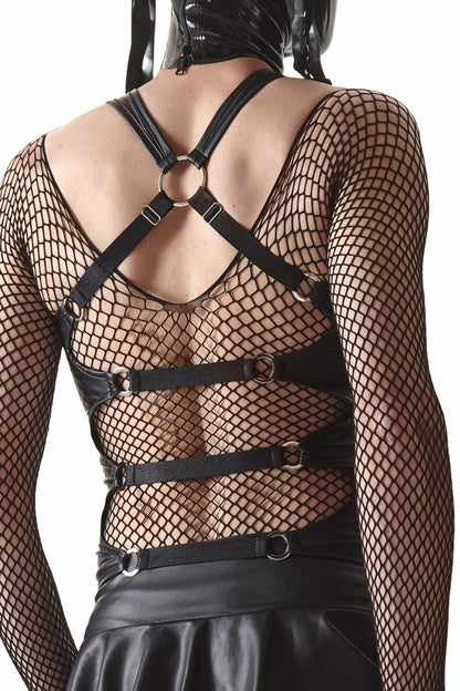 RFP Crossdresser Tanktop aus Öko-Leder im Wetlook