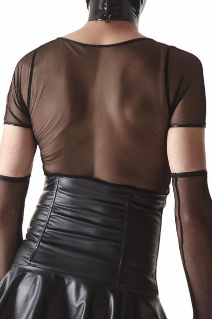 RFP Crossdresser transparentes Netz-T-Shirt