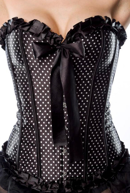 I Love Lucy Corset Black