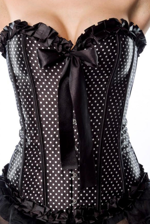I Love Lucy Corset Black