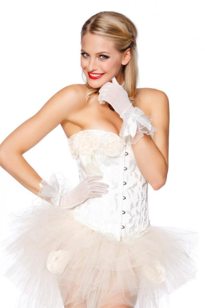 Sexy Burlesque corset cream