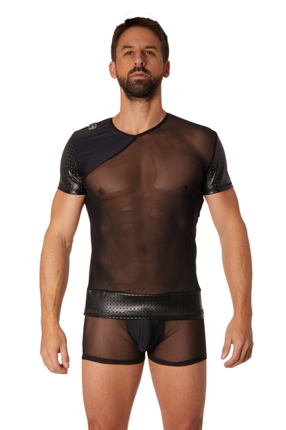 Sexy heren korte mouwen t-shirt