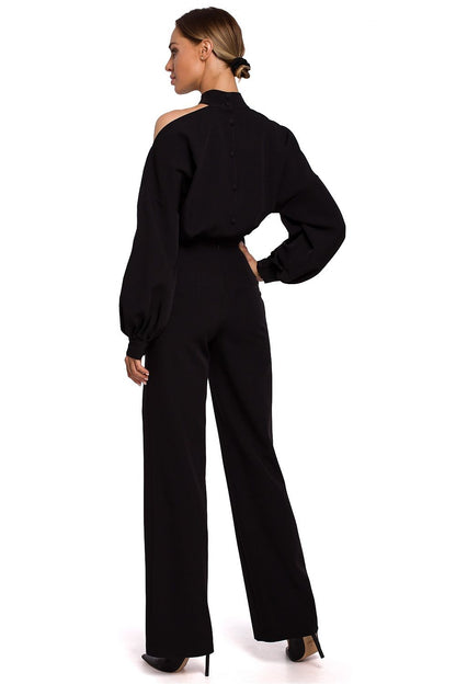 Edler Abend-Jumpsuit schwarz
