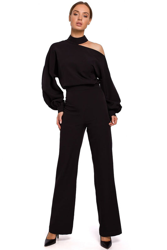 Edler Abend-Jumpsuit schwarz