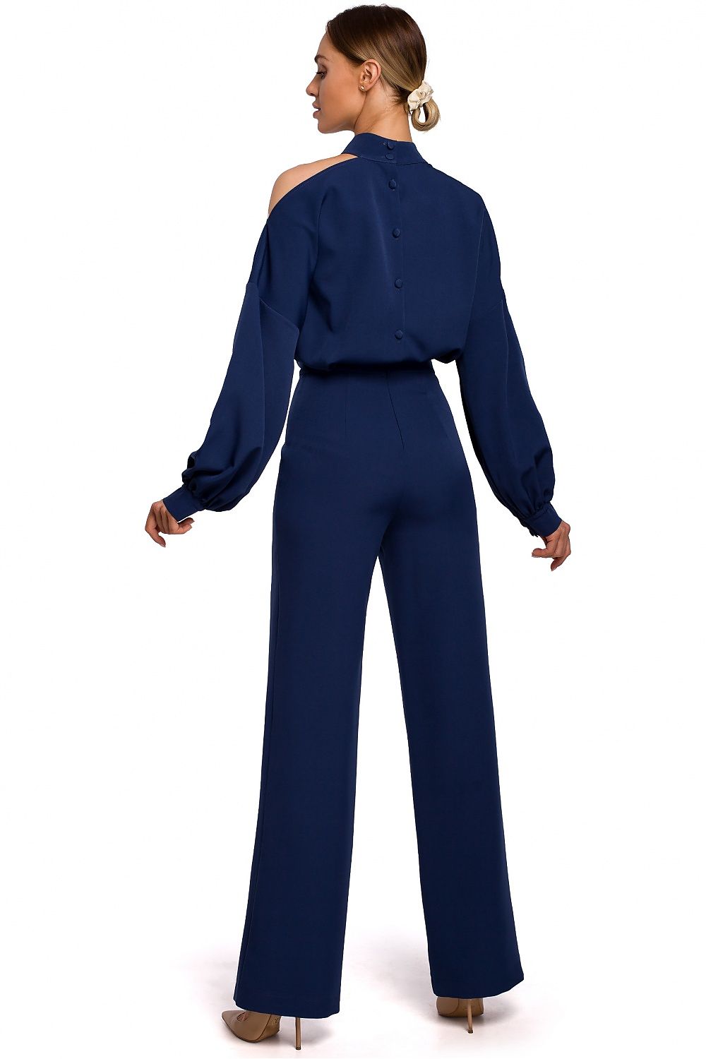 Edler Abend-Jumpsuit Saphir
