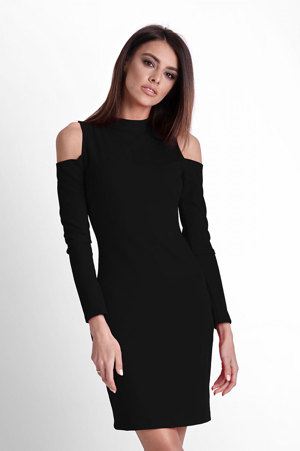 womens roll neck jumper dress