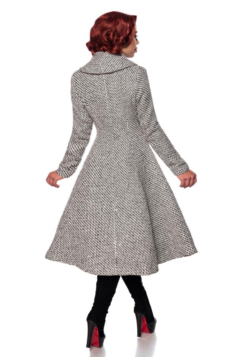 Luxury 50s style coat in tweed