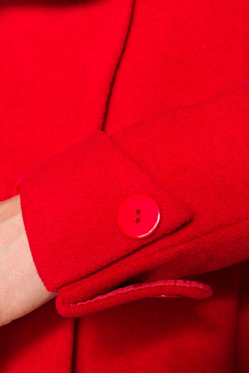 Klassieke 50s stijl coat in rood