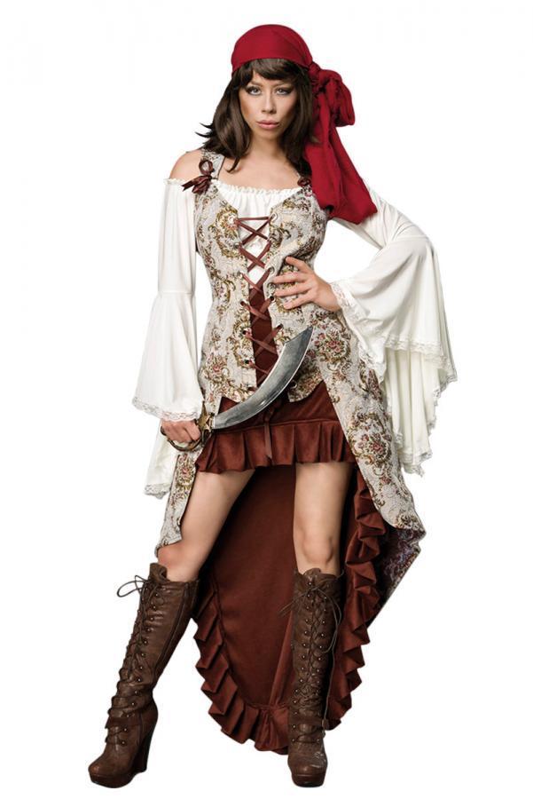 Piraten bruid kostuum set
