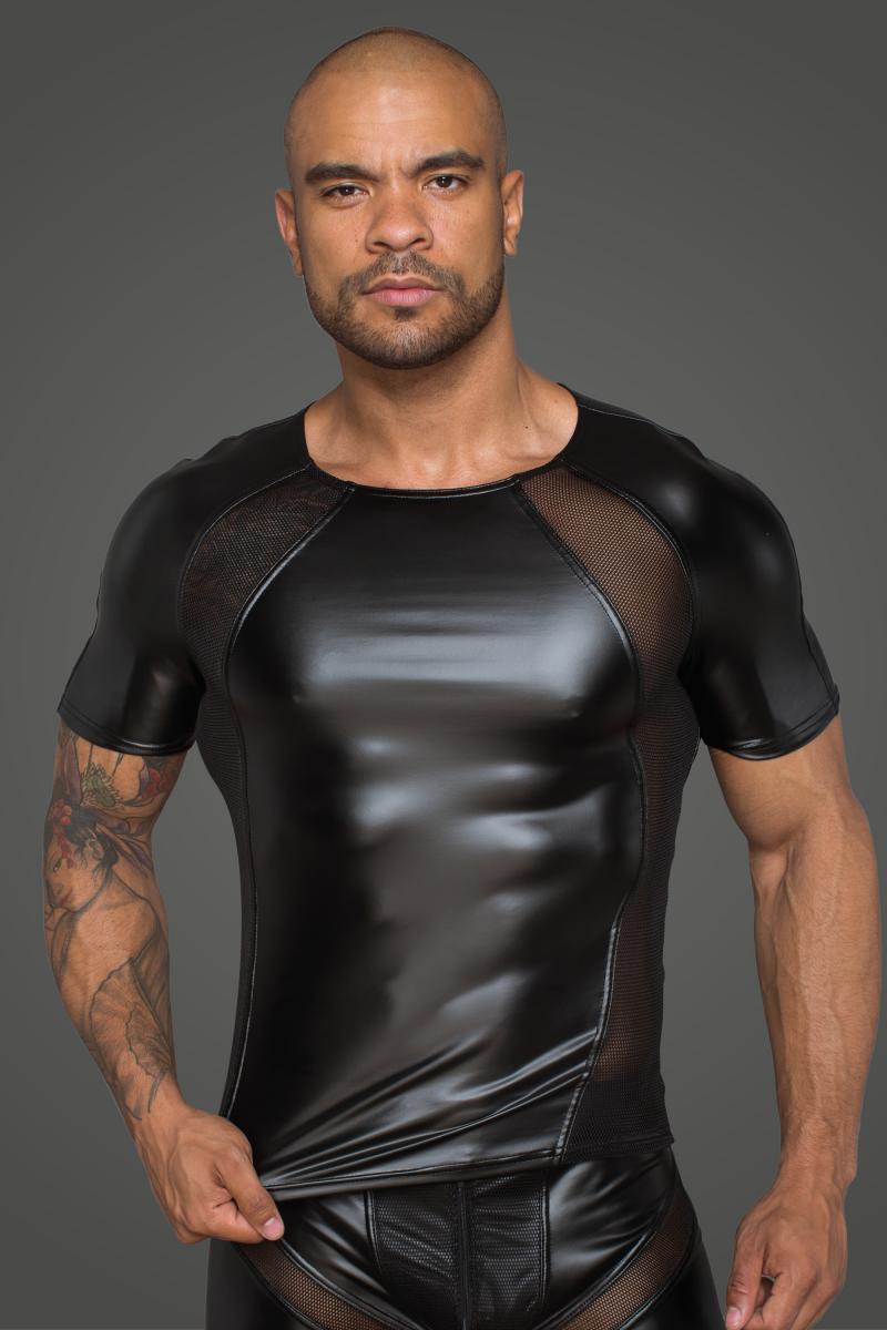 Rebellious heren stoere top, shirt, sexy mannen top, sexy heren kleding, mannen wetlook kleding online -sassymania.nl