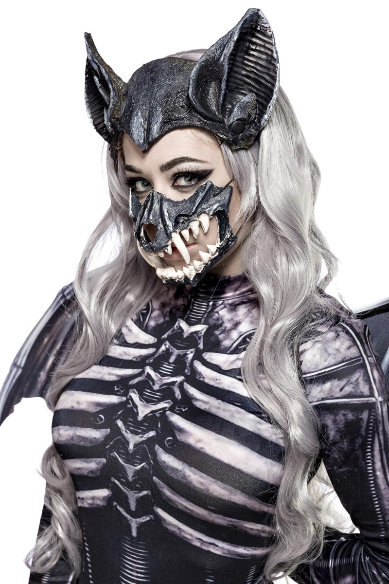 Skull bat lady kostuum
