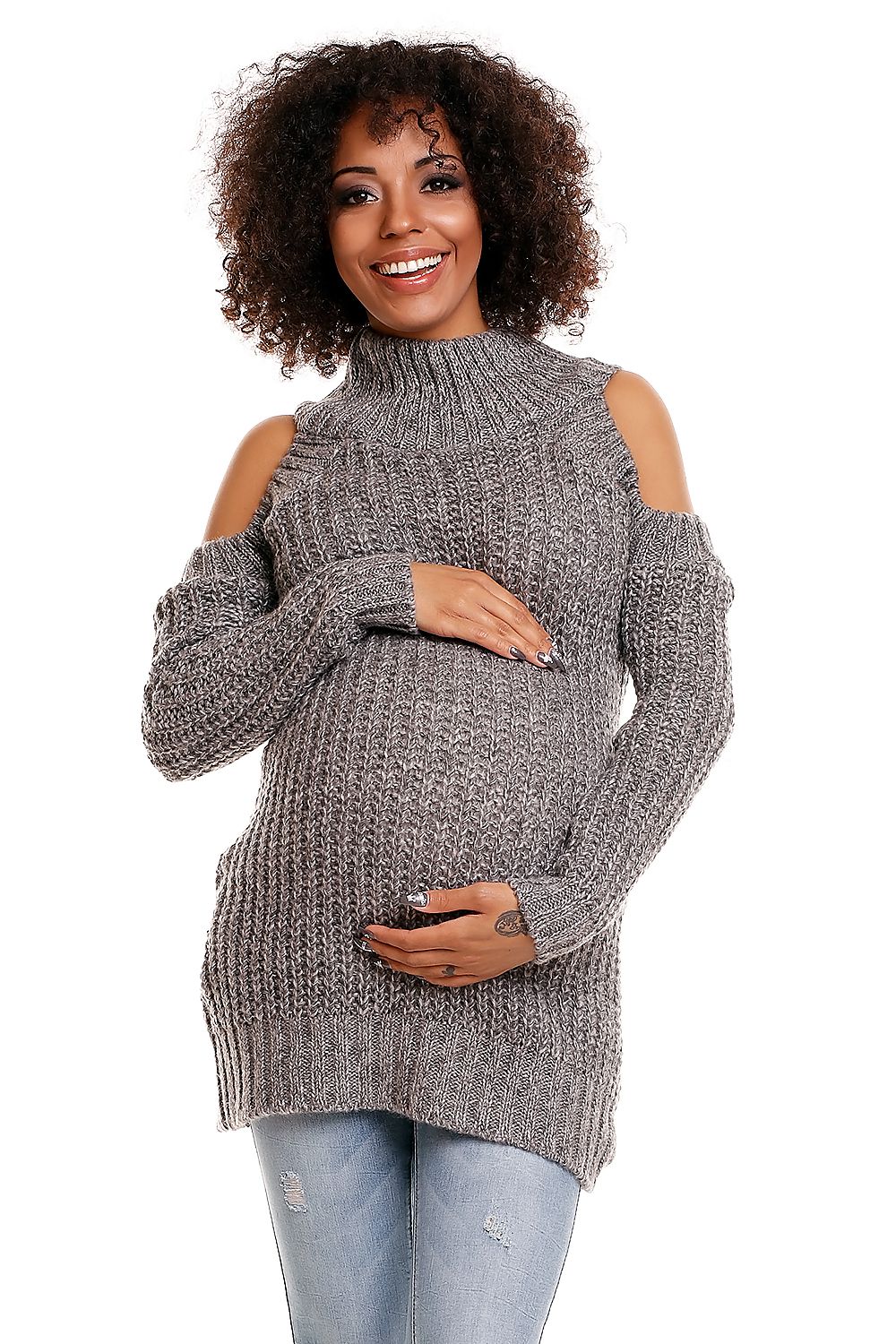 Trendy zwangerschap coltrui gray