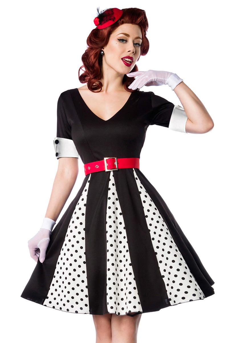 Vintage jurkje met polka dot