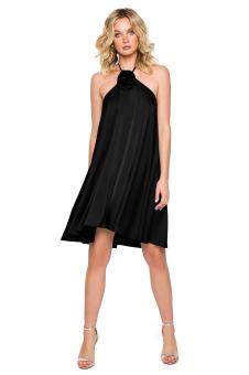 Asymmetrisch uitlopende cocktailjurk 
