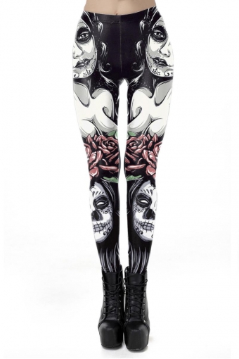 Ocultica Muerte Roses Leggings