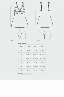 Sexy rode kerst Chemise