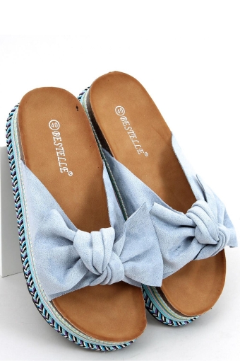 Slippers met geknoopte band ice