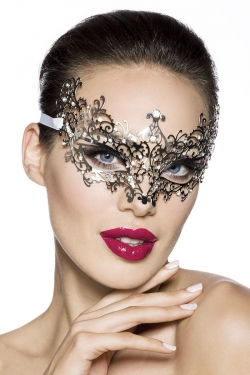 Luxe Filigraan Metal mask Silver