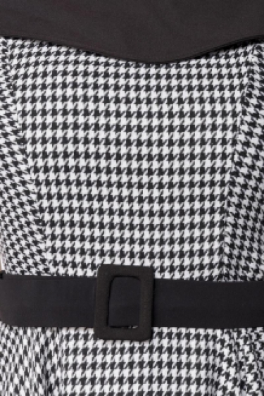 50\'s gingham sleeveless swing dress Angie