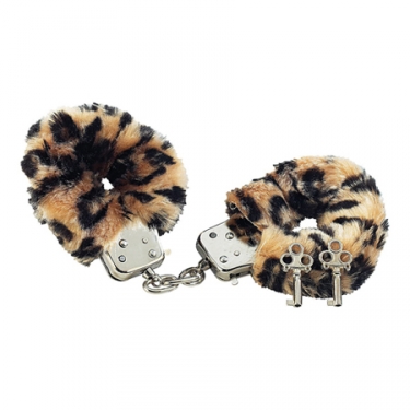 Handcuffs leopard motif