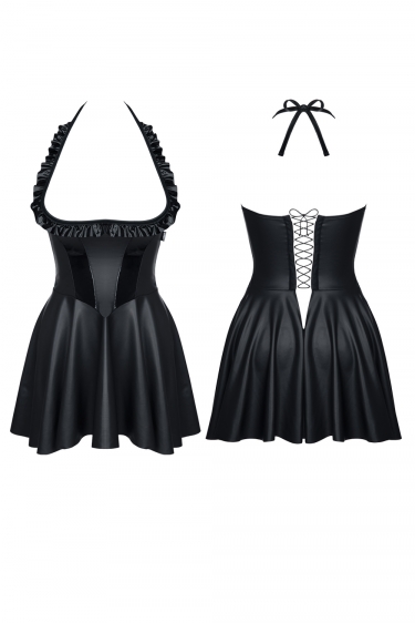 Kinky halter open bh jurkje