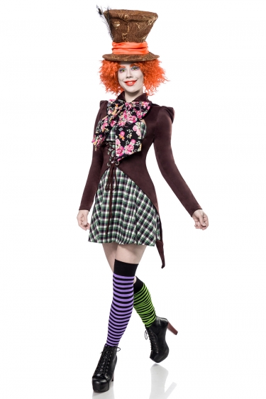 Klassiek Mad Hatter dames kostuum set