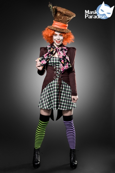 Klassiek Mad Hatter dames kostuum set